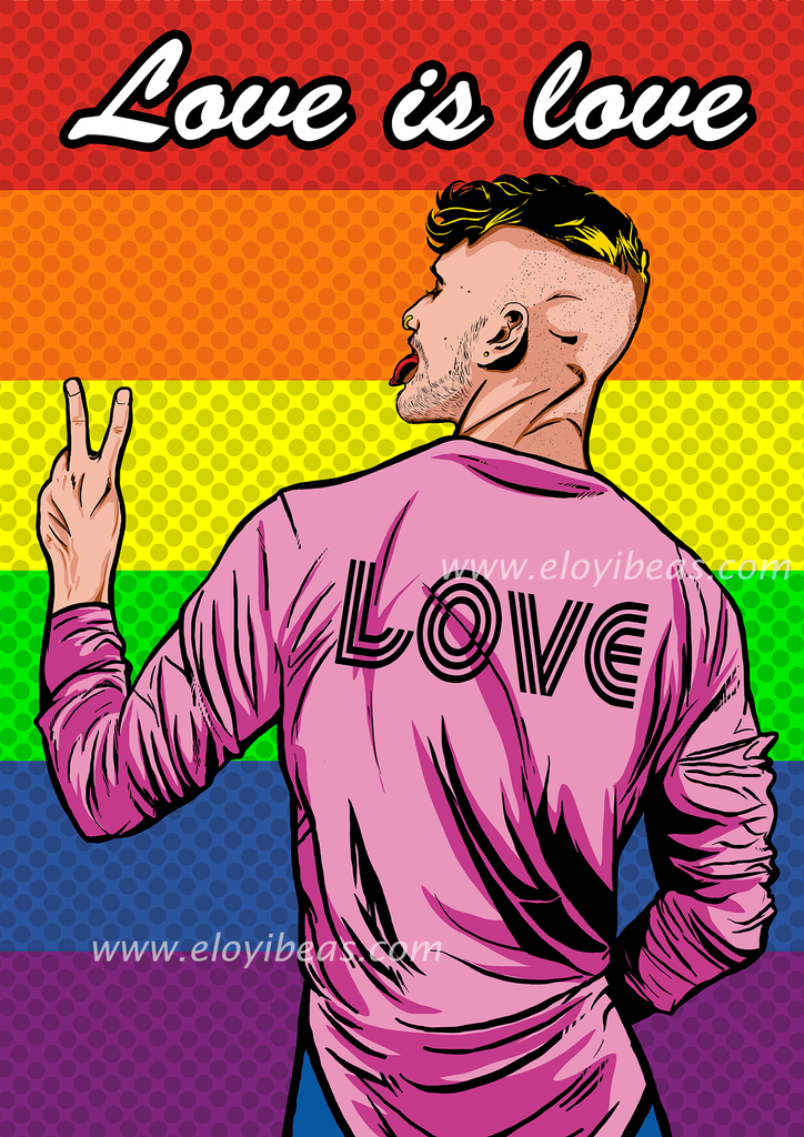 LOVE IS LOVE (PRINT A6 11X15 CM)