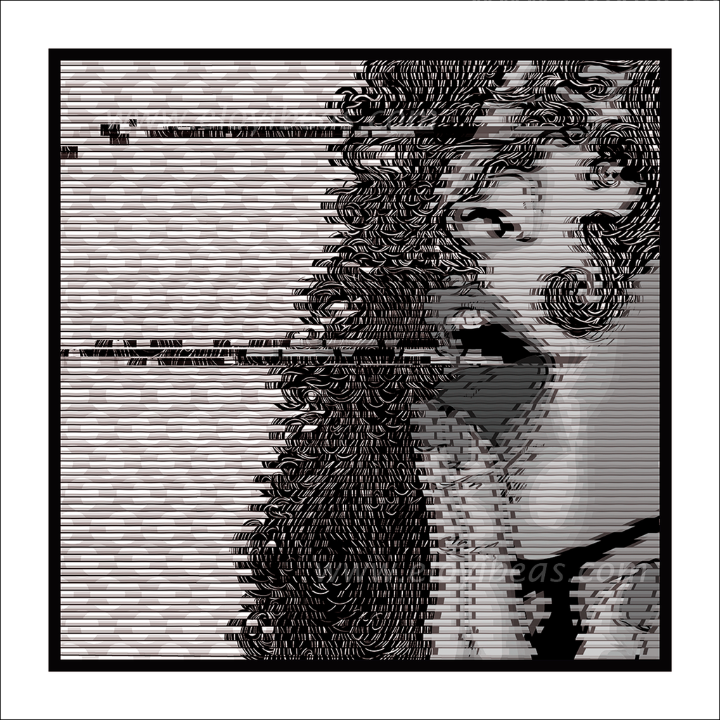DESEO CODIFICADO 90´S (PRINT 20x20 cm)